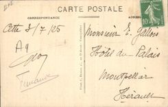 Vintage Postcard Headlight This At the end of the Mole the headlight St louis and the observatory