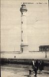 Vintage Postcard Ouistreham Headlight
