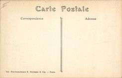 Vintage Postcard Phare of the garden Splits of Malo Saint