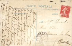 Vintage Postcard Headlight of the Barges Sands of Olonne