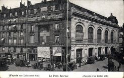 CPA Journaux Journal Paris Rue lafayette Le Petit Journal Rue Cadet