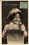 CPA Fantaisie Journaux Journal Enfant