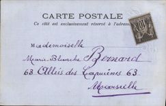 CPA Fantaisie Fleurs (carte toilee)