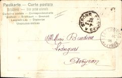 CPA Fantaisie Fleurs Trefle