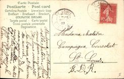 CPA Fantaisie Fleurs Trefles