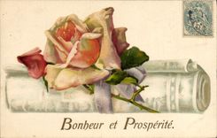 CPA Fantaisie Fleurs 