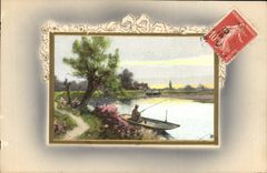 CPA Fantaisie Pecheur 