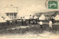 CPA Chateau d'eau Camp du Valdahon Reservoir et mess des officiers Militaria