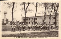 CPA Chateau d'eau Camp d'Auvours Le batiment neuf et le chateau d'eau Militaria