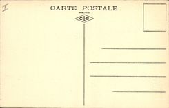 Vintage Postcard modern Tower water Abbey of Fontenay