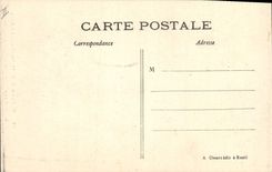 Vintage Postcard Arbre Castle of Malmaison Rueil the oak plants by the empress