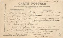 CPA Fantaisie Fleurs Reine des Pres