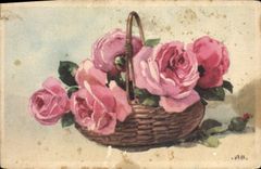 CPA Fantaisie Fleurs 