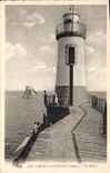 Vintage Postcard Headlight Sands of Olonne Boat