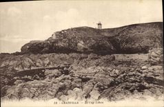 Vintage Postcard Granville Headlight the Cape Lihou