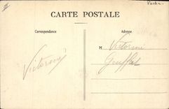 Postal PHARE Boulogne sobre Mar Vuelta de un barco pesquero