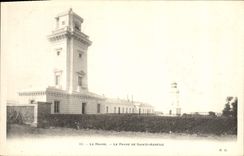 Vintage Postcard Headlight of Holy Address Le Havre