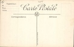 Vintage Postcard Headlight of Planier Marseilles