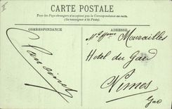 Vintage Postcard Headlight Surroundings of Arcachon