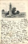 Vintage Postcard Phare the lantern of Diogene has St Cloud