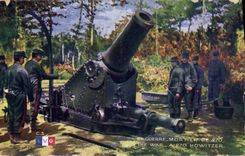 CPA Militaria Mortier de 270