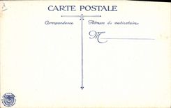 Vintage Postcard General Militaria Pau