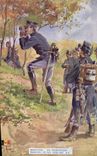 CPA Militaria Infanterie En observation