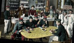 CPA Militaria Infanterie La cantine