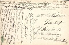 Vintage Postcard Militaria Artillery the visit of the shoes