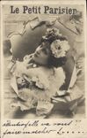 CPA Fantaisie Journaux Journal Le Petit Parisien Paris