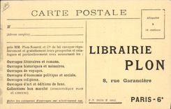 CPA Journaux Journal Imprimerie Plon Ateliers de machines a imprimer Rue Garanciere Paris