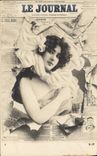 CPA Fantaisie Journaux Journal 