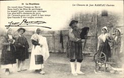 CPA Folklore Les chansons de Jean Rameau illustrees Le bapteme