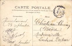 CPA Folklore Les chansons de Jean Rameau illustrees Jeune fille Berrichonne