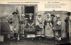 CPA Folklore Les chansons de Jean Rameau illustrees La cloche