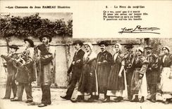CPA Folklore Les chansons de Jean Rameau illustrees La noce de not Gas Mariage
