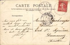 CPA Folklore Les chansons de Jean Rameau illustrees Nos gentes Berrichonnes