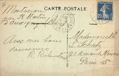 CPA Folklore Les chansons de Jean Rameau illustrees La diligence 