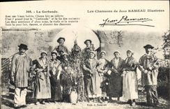 CPA Folklore Les chansons de Jean Rameau illustrees La Gerbaude