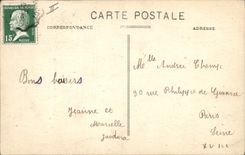 CPA Folklore Les chansons de Jean Rameau illustrees La p'tit Farmiere