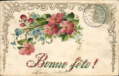 CPA Fantaisie Fleurs 