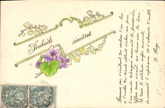 CPA Fantaisie Fleurs 