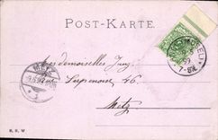 CPA Fantaisie Fleurs Femme