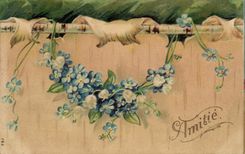 CPA Fantaisie Fleurs 