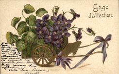 CPA Fantaisie Fleurs 