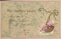 CPA Fantaisie Fleurs 