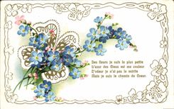 CPA Fantaisie Fleurs 