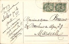 CPA Fantaisie Fleurs Poussins Paques