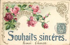 CPA Fantaisie Fleurs 