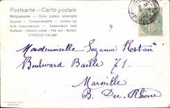 CPA Fantaisie Fleurs Colombes